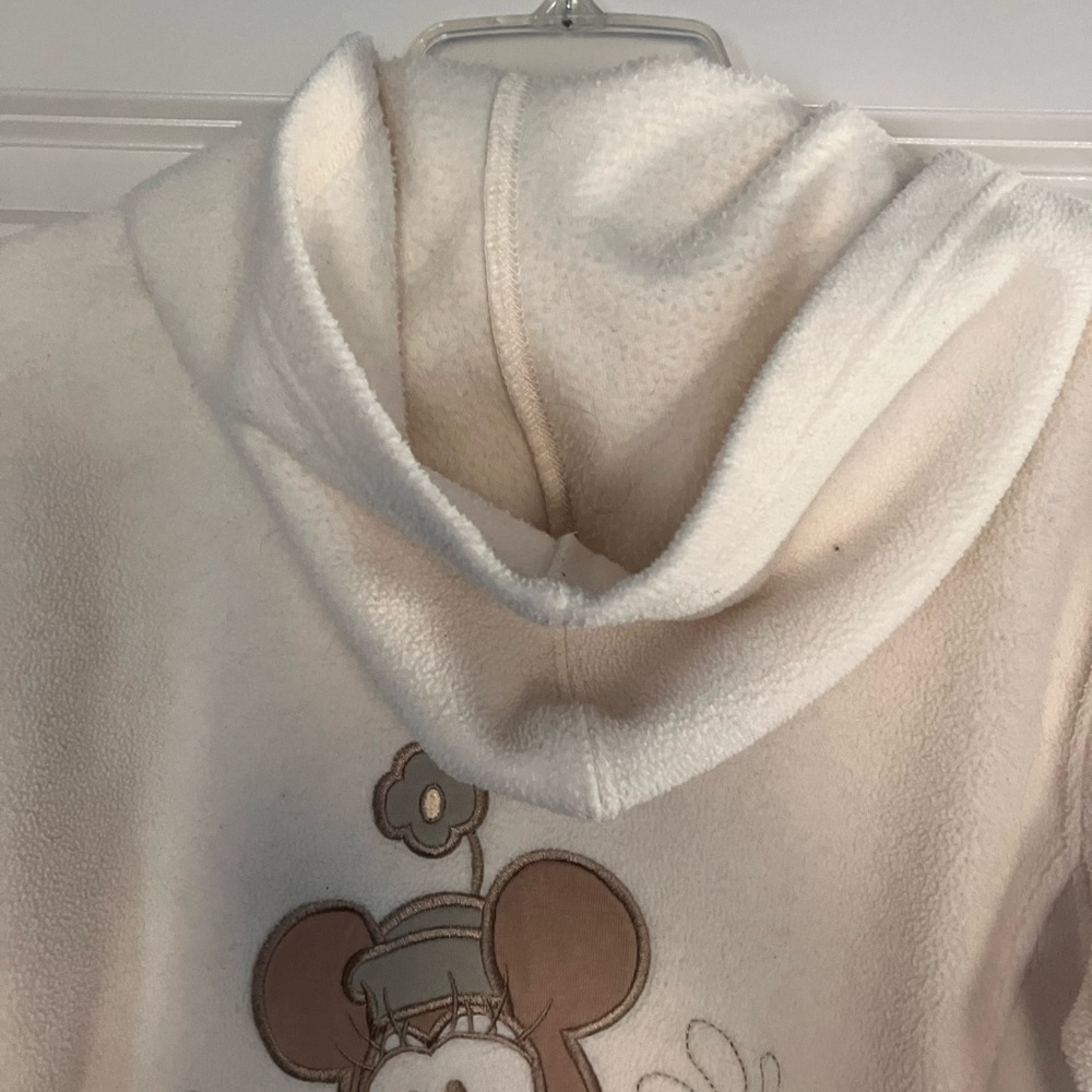 Walt Disney World Women's Cream Hooded Fleece Jacket - Picture 9 of 9